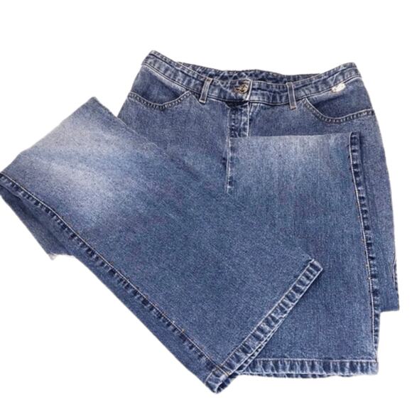 St. John womens high rise Mom Jeans Sz 6 boot cut - Picture 4 of 5